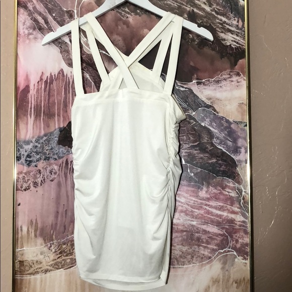 CACHÉ BEADED CROSS STRAP TOP - Picture 4 of 5